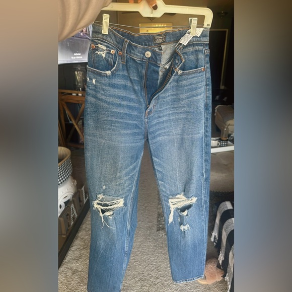 Abercrombie & Fitch Curvelove High Rise Jeans 28 - Picture 2 of 4
